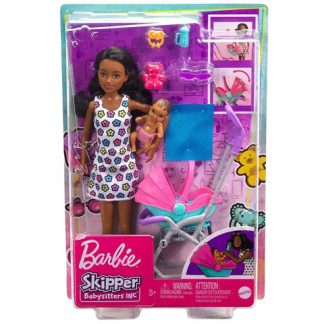 Mattel Barbie®: Skipper Bébiszitter baba babával és kiegészítőkkel - Mattel
