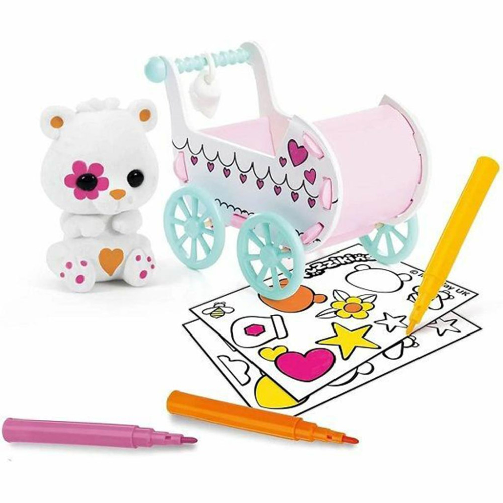 PlayMonster Fuzzikins maci babakocsival - Image 2