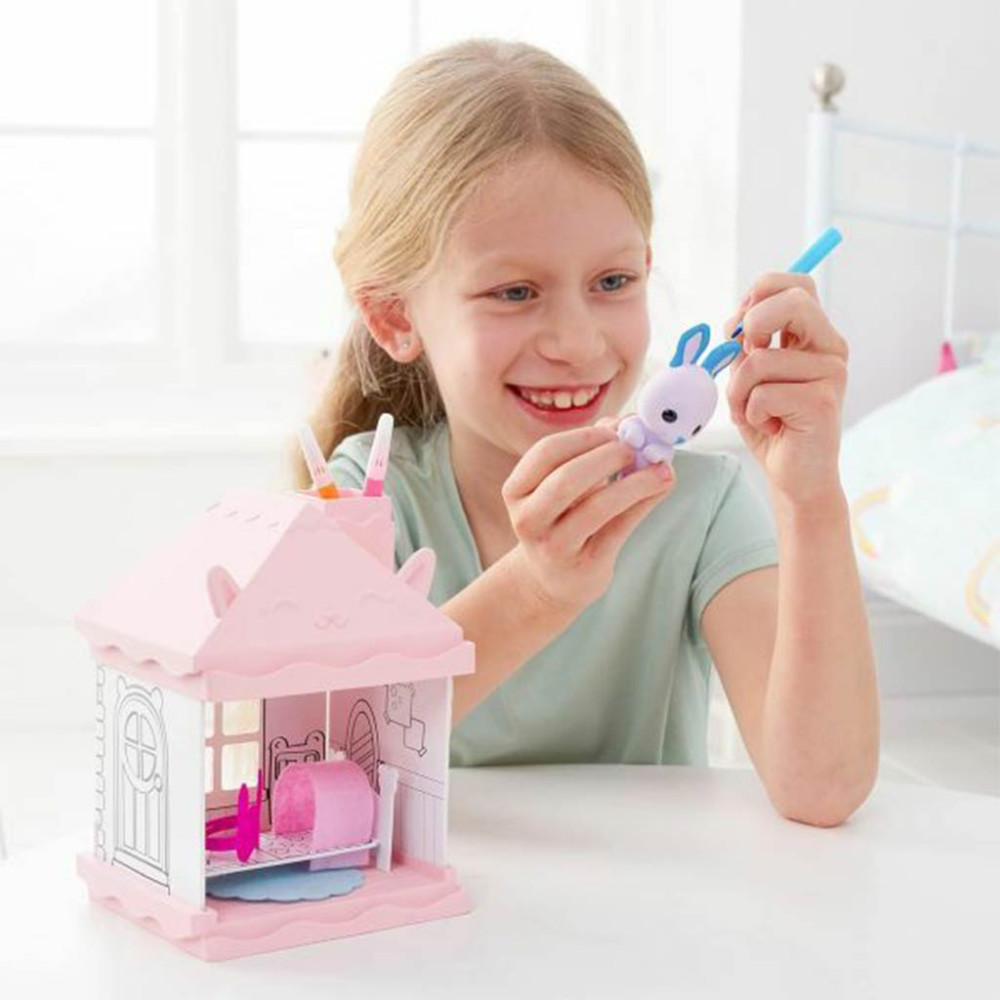 PlayMonster Fuzzikins nyuszi hálószobája játékszett - Image 3