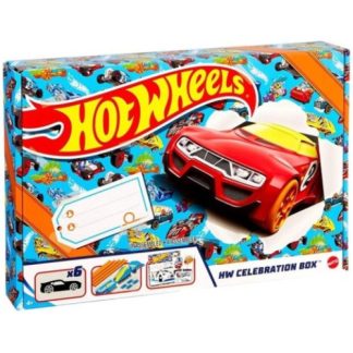 Hot Wheels: Celebration Box meglepetés szett 6db kisautóval
