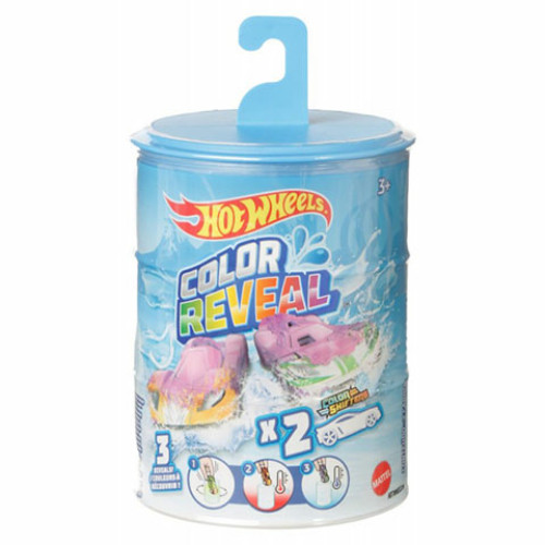 Hot Wheels: Color Reveal meglepetés színváltós kisautók, 2 db