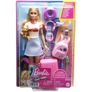 Mattel Barbie: Dreamhouse Adventures utazó Barbie baba kiegészítőkkel