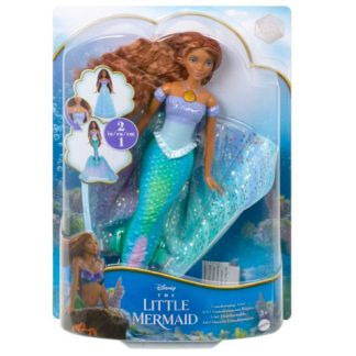 Disney A kis hableány : Átváltozó Ariel baba 30cm
