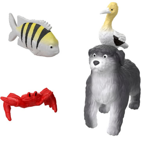 Disney A kis hableány : Föld és Tenger mini 7+4 db-os babaszett - Image 2