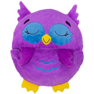 Happy Nappers: Lila bagoly párna hálózsák 137 cm