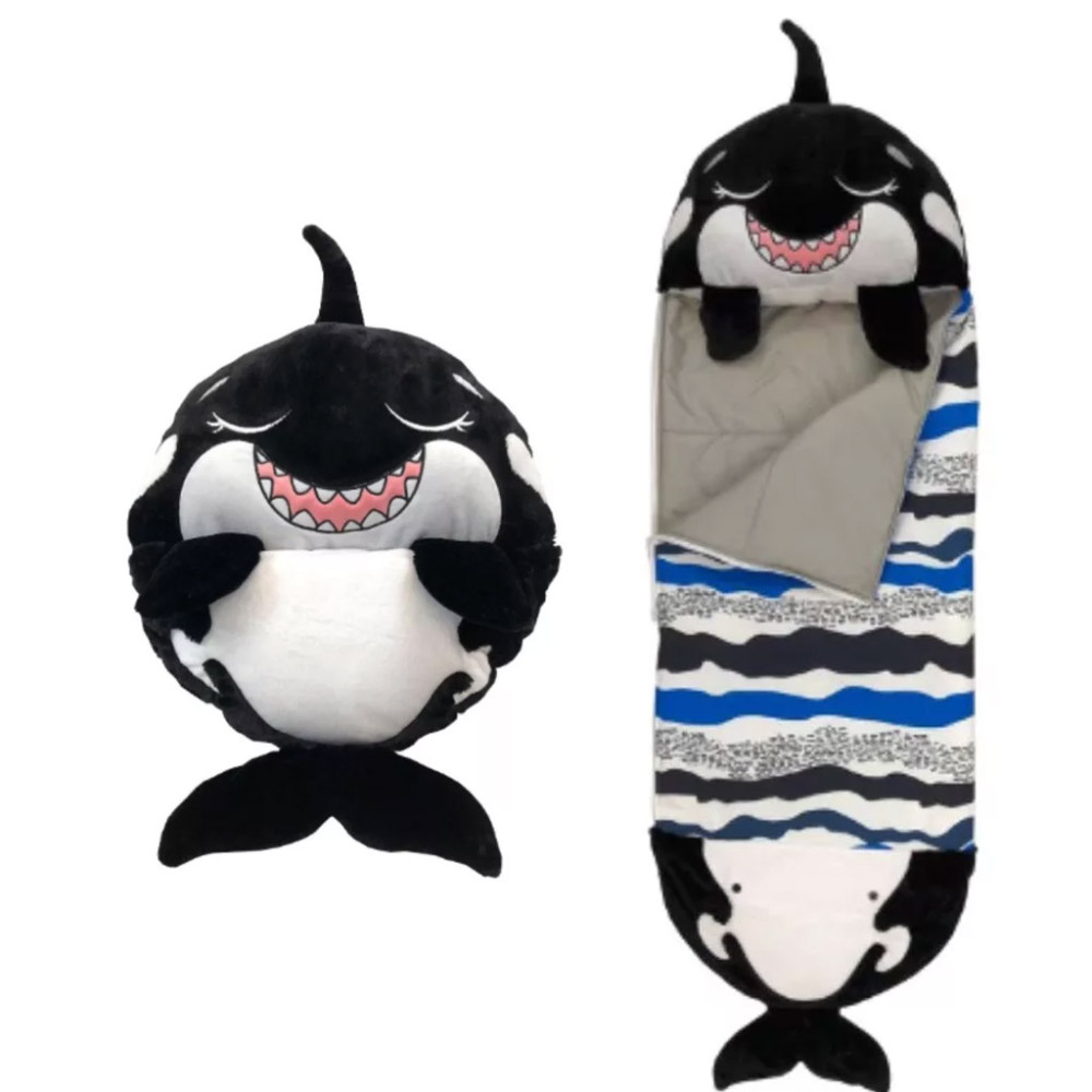 Happy Nappers: 2 az 1-ben hálózsák és párna - Ozzy cápa, 168 cm - Image 2