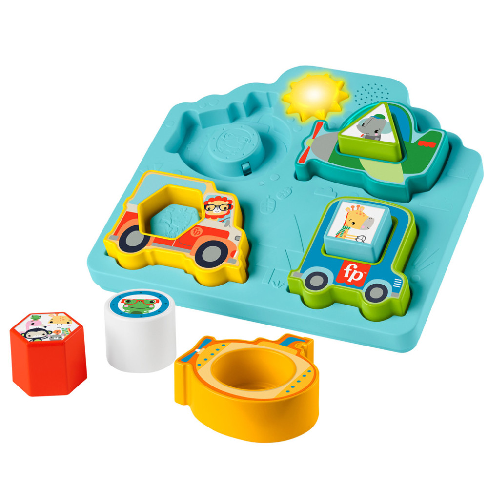 Fisher-Price: Forma és Járgány kirakó bébijáték - Image 2