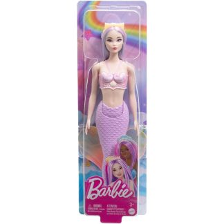 Barbie Dreamtopia sellő lila színben