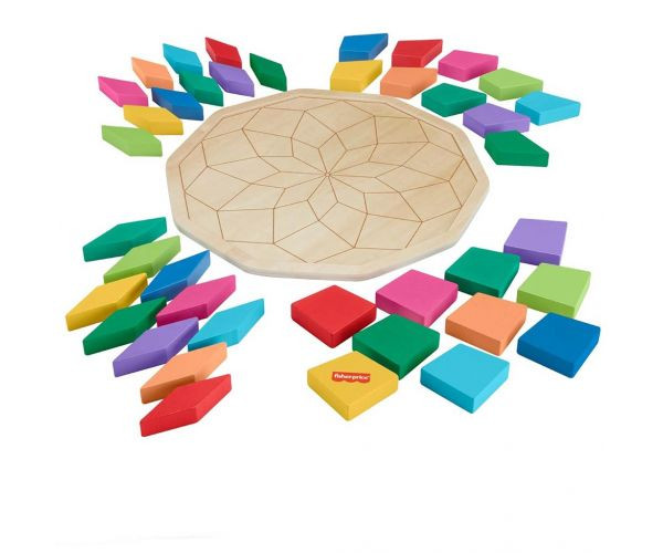 Fisher-Price: Wood Fa mandala színkirakó - Image 2