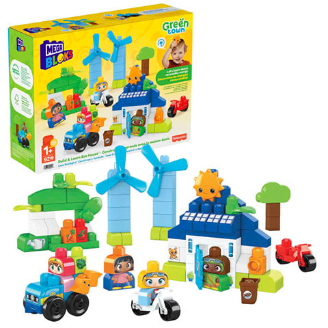 Mega Bloks : Green Town Ökoház játékszett - Mattel - Image 2