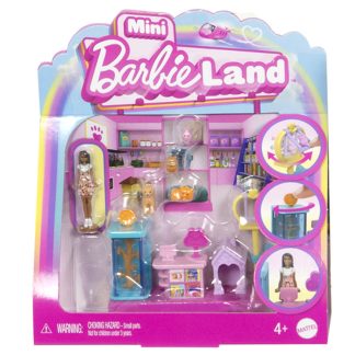 Barbie: Mini BarbieLand - Kisállat kereskedés játékszett