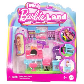 Barbie: Mini BarbieLand - Fodrászat játékszett