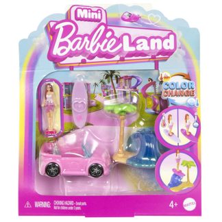 Barbie: Mini BarbieLand jármű - Kabrió