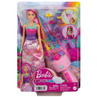 Barbie: Dreamtopia hajvarázs baba kiegészítőkkel