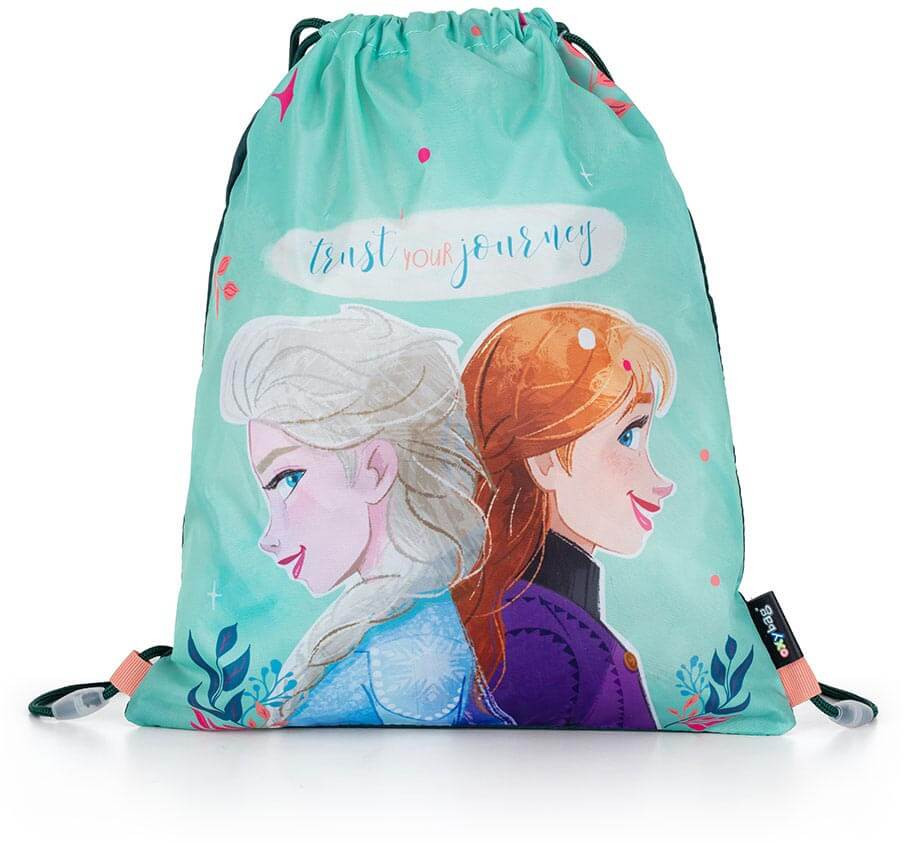 Jégvarázs csatos ergonómikus iskolatáska tolltartóval és tornazsákkal, zöld - Image 7