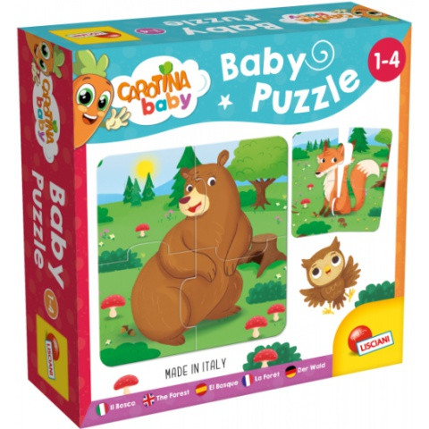 Carotina Baby : Erdei állatok puzzle