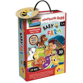 Montessori baby készség fejlesztő játék - Farm