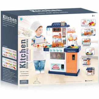 Kék játékkonyha fénnyel és hanggal