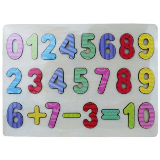 Számok fa formapuzzle