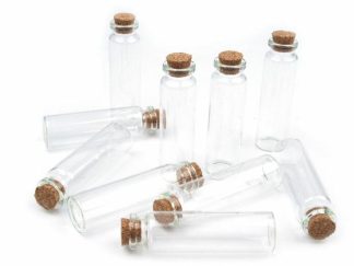 Üvegfiola 20x75mm parafadugóval