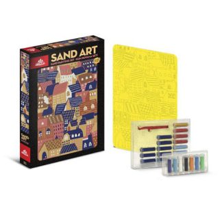 Red Castle Homokvarázs: Házak homokfestő készlet