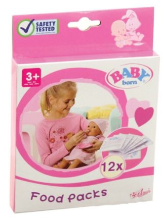 Baby Born élelmiszer, 12 tasak