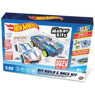 Hot Wheels Kitz Twin Pack összeépíthető, hátrahúzós kisautók 1/32
