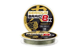 Carp Zoom Serious 8X fonott zsinór, o 0,17 mm, 120 m, 10,67 kg, zöld