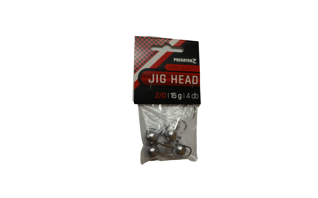 Predator-Z Jig fej 2/0, 2/0, 10 g, 4 db - Image 3