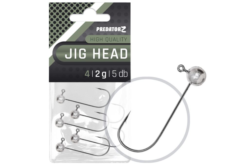 Predator-Z Jig fej 4/0, 4/0, 17 g, 3 db - Image 2