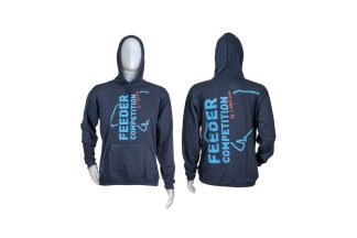 Feeder Competition Kapucnis pulóver, S, kék