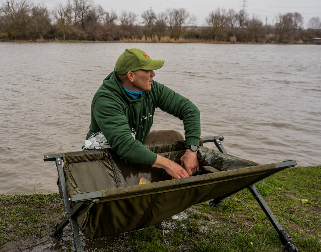 Carp Zoom Pontyos kapucnis pulóver, XL, zöld - Image 3