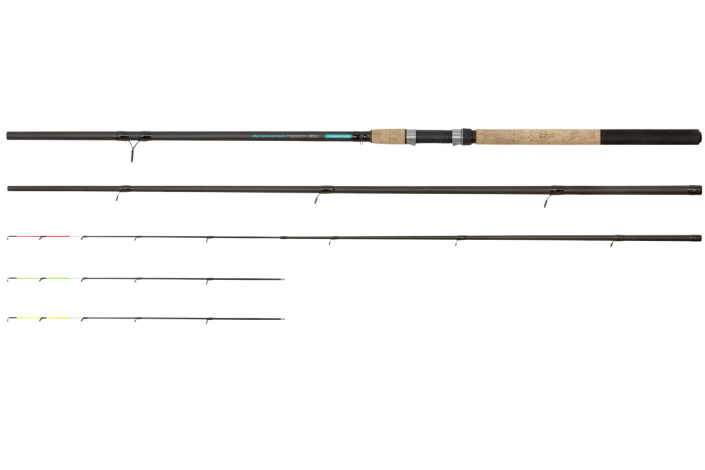 Carp Zoom Aggressor Feeder horgászbot, 360 cm, 120+ g, 3+3 részes - Image 2