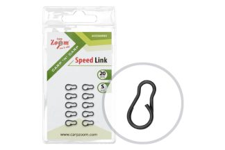 Carp Zoom Gyorskapocs szerelékkészítéshez, L (13,5x5), 20 db