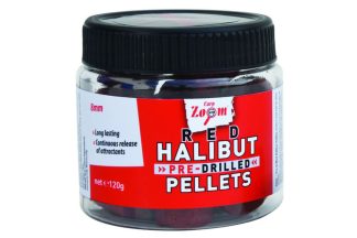 Carp Zoom Piros fúrt halibut horogpellet, 8 mm, halibut, 120 g