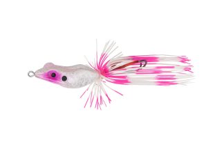 Predator-Z Dancing Frog békautánzat, 5 cm, 13 g, fehér, rózsaszín