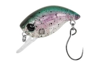 PZ Tiny Fish wobbler, 3 cm, 2,4 g, zöld, lila, fehér, úszó