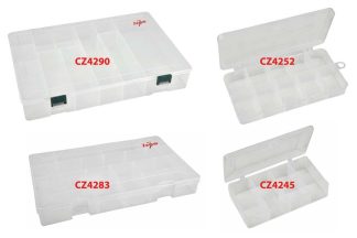 Carp Zoom Szerelékes horgászdoboz (twister álló), 17,8x9,4x3 cm