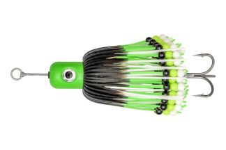 Catzoom Vertikális harcsázó műcsali, 125 g, zöld, fekete