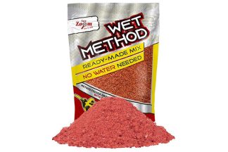 Carp Zoom Wet Method készre kevert etetőanyag, eper, hal, 850 g