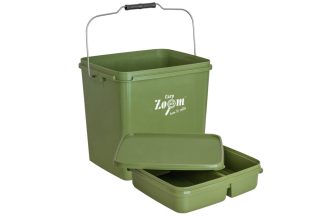 Carp Zoom Csalivödör tálcával, 15 liter