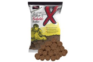 Carp Zoom Act-X Soluble oldódó bojli, 24 mm, vanília, tigrismogyoró, 800 g