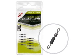 Carp Zoom Feeder és match gyorskapocs, #10, 10 db
