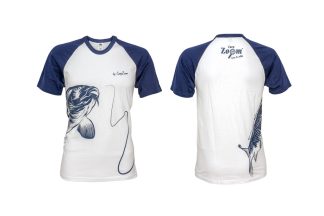 Carp Zoom Limitált fehér- kék póló, 2XL
