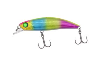 Predator-Z Curve Minnow wobbler, 6 cm, 7,1 g, kék, zöld, rózsaszín, süllyedő