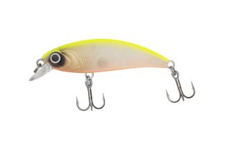 Predator-Z Immortal Shad wobbler, 5 cm, 4 g, fluo sárga, fehér, süllyedő