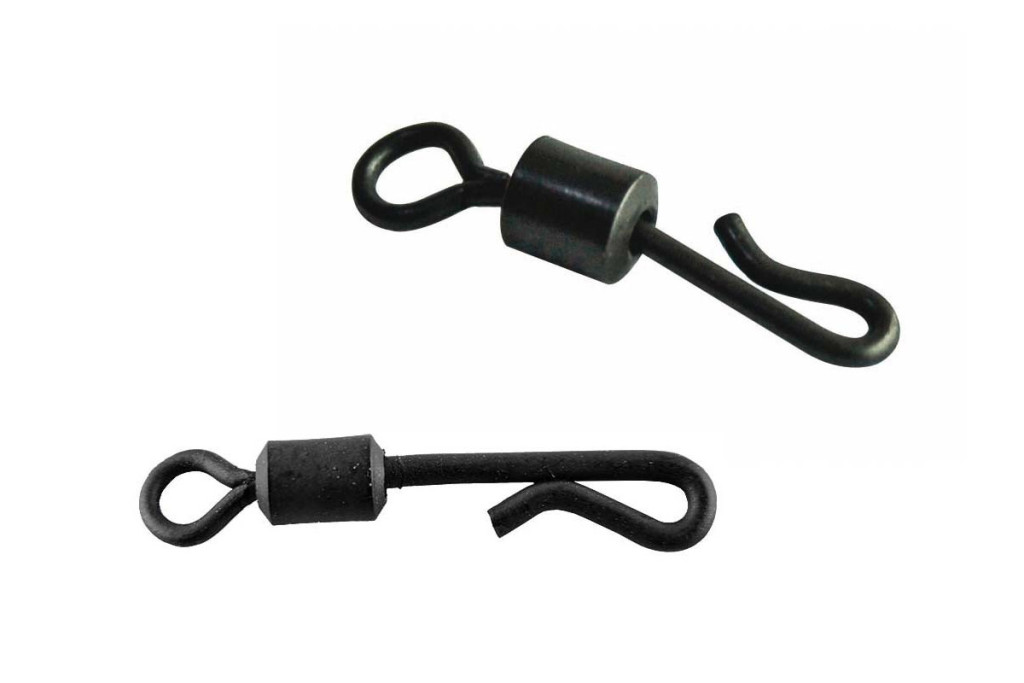 Carp Zoom Bojlis gyorskapocs, #8, matt fekete, 10 db