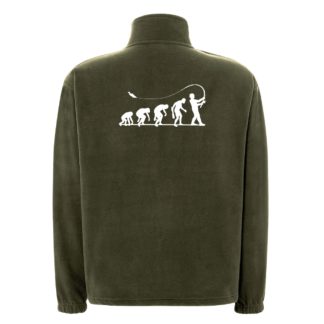 Carp Zoom Zippzáros polár felső, XXXL, sötétzöld