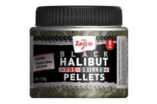 Carp Zoom Fekete fúrt halibut horogpellet, 20 mm, halibut, 120 g