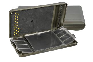 Carp Zoom Mágneszáras aprócikk és előketartó horgászdoboz, 25,5x13,5x3 cm